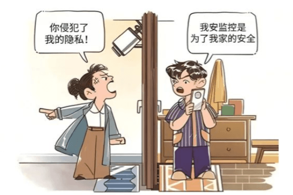 家门上带摄像功能的电子猫眼 侵犯了邻居的隐私吗.png